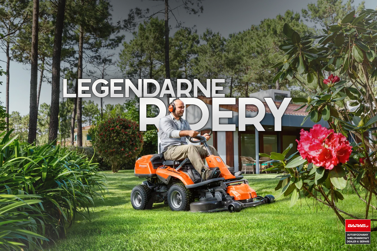 Ridery - traktory z przednim agregatem tnącym od Husqvarna